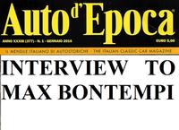 INTERVIEW TO MAX BONTEMPI AUTO D'EPOCA 