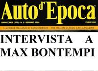INTERVISTA A MAX BONTEMPI SU AUTO D'EPOCA