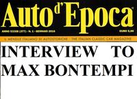 INTERVIEW TO MAX BONTEMPI AUTO D'EPOCA